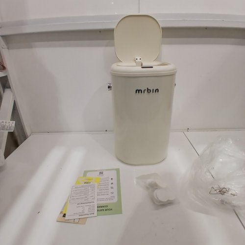 MRBIN ABSORBING SELF BAGGING GARBAGE CAN MOTION SENSOR - 18L - WHITE image 2