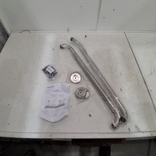 2PK ANTI SLIP SHOWER GRAB BARS - 24" - STAINLESS STEEL image 2