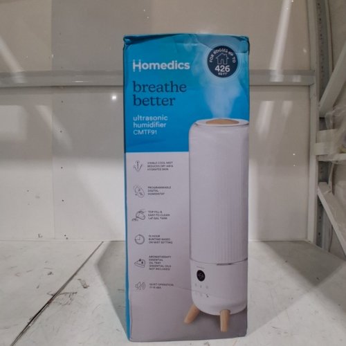 HOMEDICS DECOR SERIES LARGE 5.5L ULTRASONIC HUMIDIFIER (MODEL: UHE-CMTF91A) image 3