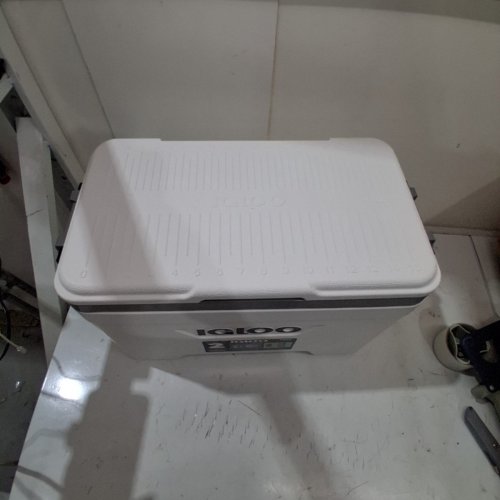 IGLOO COMPACT SIZE SWING-UP HANDLE MARINE COOLER - 25QT - WHITE (MODEL: 00049550) image 3