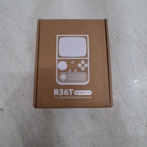 R36T RETRO TV STYLE GAMING HANDHELD WITH 18543 GAMES - 64GB - RGB LIGHT - BLACK image 8