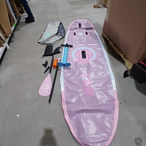 NIPHEAN INFLATABLE STAND UP PADDLE BOARD - ULTRA-LIGHT - 10FT - PINK LAVENDER BLUE (MODEL: NIPHEAN305) image 2