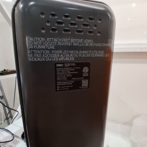 DREO OIL FILLED RADIATOR ELECTRIC RADIANT HEATER- 1500W - BLACK / dark grey (MODEL: OH310/DR-HSH010) image 5