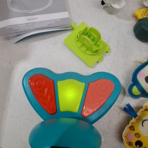 FISHER-PRICE JUMPEROO INTERACTIVE BOUNCER BABY ACTIVITY CENTER - JUMPING JUNGLE/MINT BLUE/GREEN (MODEL: HJC37-9564) image 2