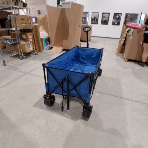 HOMGAVA COLLAPSABLE FOLDING WAGON CART - BLUE (MODEL: NYX07-033-BLUE) image 4