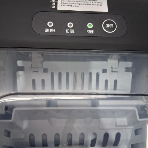 EUHOMY COUNTERTOP ICE MAKER - MAKES 26LBS/DAY - BLACK (MODEL: IM-06D) image 2