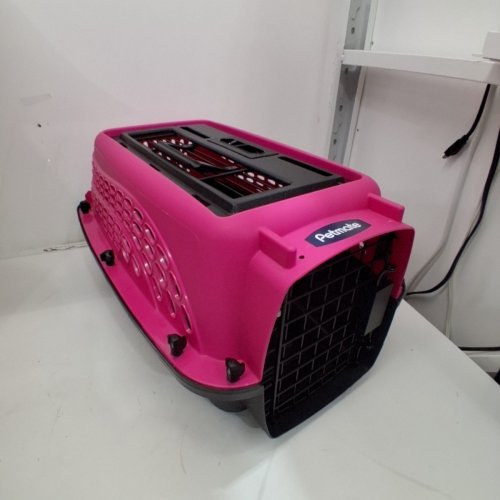 PETMATE EZ LOAD 2-DOOR KENNEL - 19" - PINK/BLACK image 2