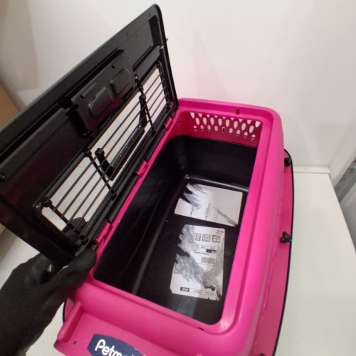 PETMATE EZ LOAD 2-DOOR KENNEL - 19" - PINK/BLACK image 3