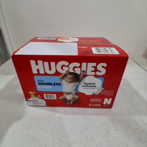 84PK HUGGIES LITTLE SNUGGLERS LUXURY SOFTNESS DIAPERS - SIZE NEWBORN (UPTO 10LBS) - DISNEY WINNIE THE POOH image 2