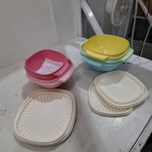 12PC TUPPERWARE HERITAGE COLLECTION FOOD STORAGE CONTAINERS WITH LIDS - MULTICOLOUR (MODEL:1923853) image 3