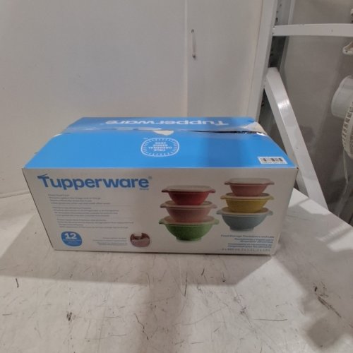 12PC TUPPERWARE HERITAGE COLLECTION FOOD STORAGE CONTAINERS WITH LIDS - MULTICOLOUR (MODEL:1923853) image 4