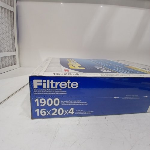 3M FILTRETE 1900 MERV 13 ALLERGEN, BACTERIA, AND VIRUS DEEP PLEAT AC FURNACE AIR FILTER DESIGNED TO FIT HONEYWELL, CARRIER, AND LENNOX - 16" X 20" X 4" image 3