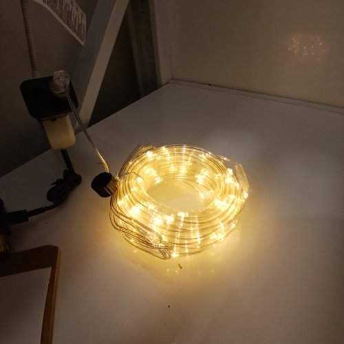 OUTDOOR FAIRY TUBE LIGHTS - 15FT - WARM WHITE image 2