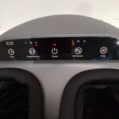 RENPHO SHIATSU DEEP KNEADING FOOT MASSAGER & THERAPY COMPRESSION MACHINE - BLACK/GREY (MODEL: RF-FM059) image 2