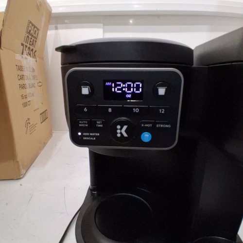 KEURIG K-DUO SINGLE SERVE & DRIP COFFEE MAKER - 12 CUP GLASS CARAFE - BLACK (MODEL: K5600) image 2
