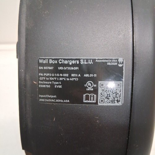 WALLBOX CHARGER PULSAR PLUS CONNECTOR - 40A - 25FT HOSE - BLACK image 6