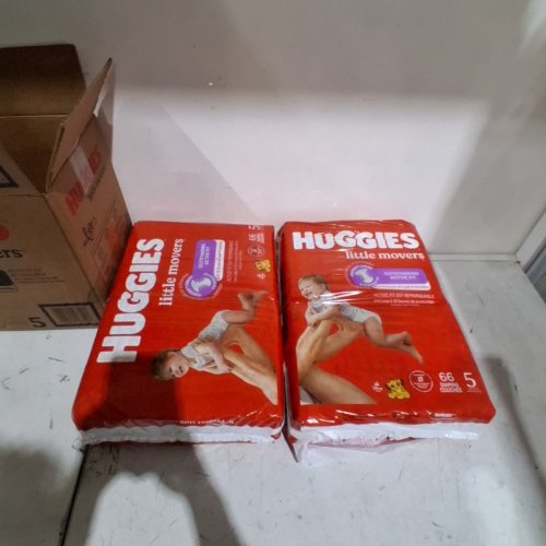 132PK HUGGIES LITTLE MOVERS DIAPERS - SIZE 5 - DISNEY BABY LION KING (MODEL: 56316) image 2