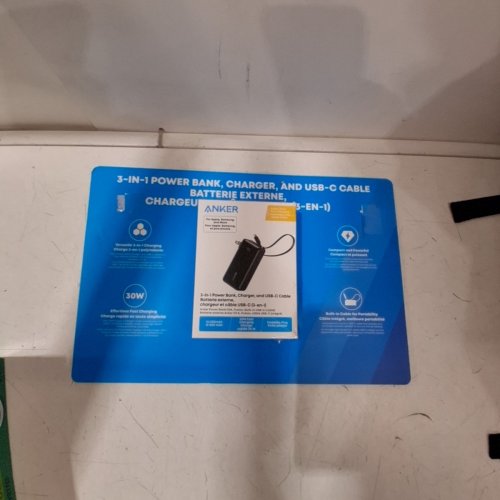 ANKER 10,000MAH ON-THE-GO POWER BANK WITH STRAP & DIGITAL DISPLAY - 30W - BLACK (MODEL: A1637) image 4