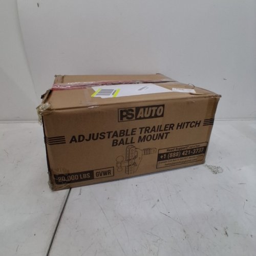 PSAUTO ADJUSTABLE TRAILER HITCH – FITS 2" RECEIVER, 7" DROP, 20,000 LBS, 2" AND 2-5/16" BALLS - BLACK image 5