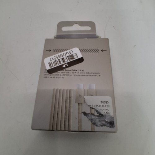 BEATS USB-C TO USB-C BRAIDED CHARGING CABLE - 1.5M - OFF-WHITE image 3