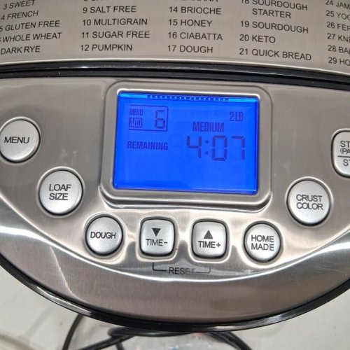 KITCHENARM 29-IN-1 SMART BREAD MAKER MACHINE WITH GLUTEN FREE SETTINGS 1- 2 LB LOAFS AND RECIPE BOOK INCLUDED - STAINLESS STEEL/BLACK (MODEL: KA8520) image 2