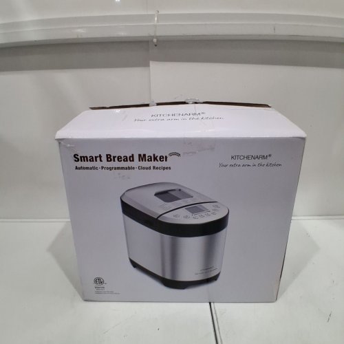 KITCHENARM 29-IN-1 SMART BREAD MAKER MACHINE WITH GLUTEN FREE SETTINGS 1- 2 LB LOAFS AND RECIPE BOOK INCLUDED - STAINLESS STEEL/BLACK (MODEL: KA8520) image 5