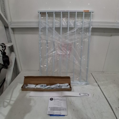 REGALO EXTRA WIDE 2-IN-1 TOP OF STAIRWAY AND HALLWAY SAFETY GATE WITH MOUNTING KIT - WHITE (MODEL: 1250 DS) image 3