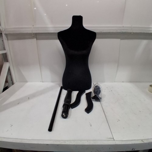 PAYLESSHERE DRESS FORM MANNEQUIN - 50" - 63" - BLACK (MODEL : MQ-FL2104-BLACK) image 2