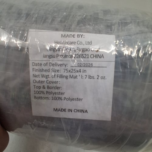 OLEE SLEEP TRI-FOLD MEMORY FOAM MATTRESS - SINGLE (4"X75"X25") - GREY (MODEL: TTF040S0000C) image 4
