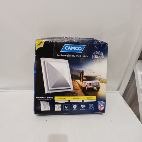 CAMCO RV ROOF VENT KIT - FITS 1.25 TO 2.25" THICK ROOF - TRANSLUCENT WHITE LID (MODEL: 40480) image 3