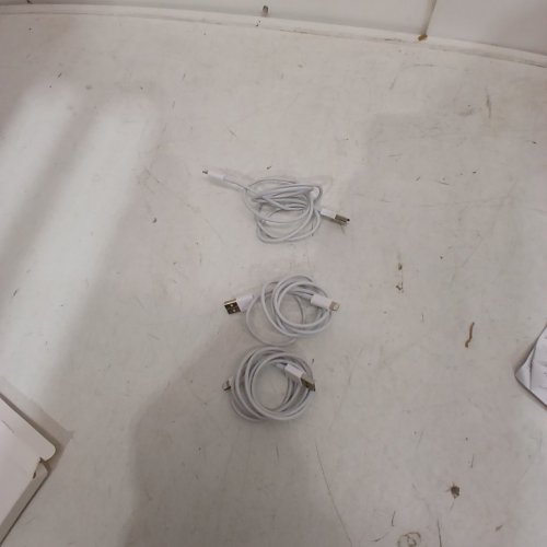 3PK APPLE IPHONE USB TO LIGHTNING CABLE - 3FT - WHITE image 2