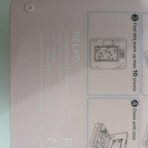 NELKO POABLE POCKET PHOTO PRINTER - PINK (MODEL: PP01) image 3