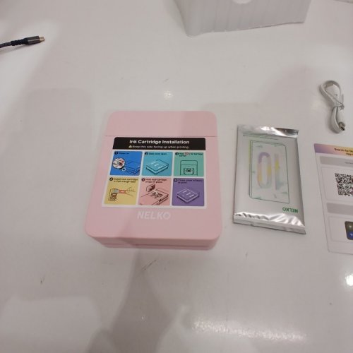 NELKO POABLE POCKET PHOTO PRINTER - PINK (MODEL: PP01) image 4
