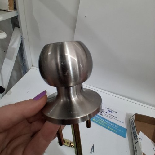 VEISE KEYLESS ENTRY KEYPAD DOOR KNOB LOCK - SATIN NICKEL (MODEL: KS03) image 6