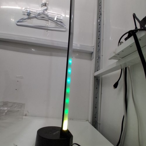 MIORTIOR LED CORNER FLOOR LAMP WITH REMOTE CONTROL - CORNER LAMP WITH ALEXA COMPATIBILITY AND WIFI APP CONTROL - BLACK (MODEL: AI-0320) image 3