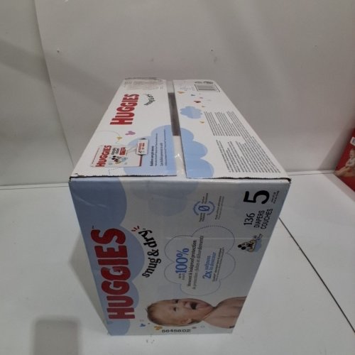 136PK HUGGIES DISNEY BABY SNUG AND DRY DISPOSABLE DIAPERS - SIZE 5 (27LB+) image 3