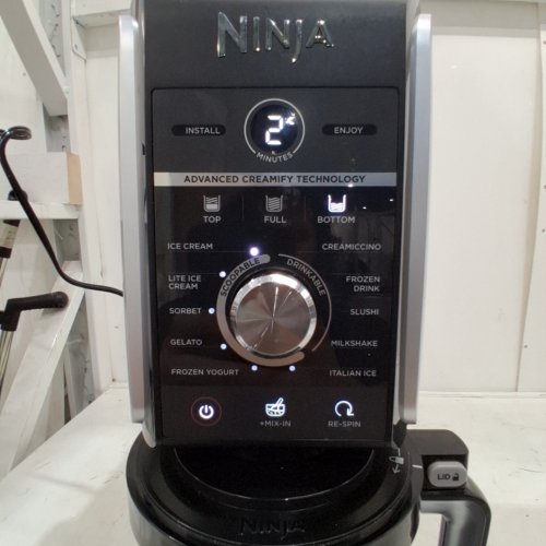NINJA CREAMI DELUXE 11-IN-1 DIGITAL FROZEN TREAT MAKER - MAKES 24OZ PINTS - SILVER (MODEL: NC501C) image 3