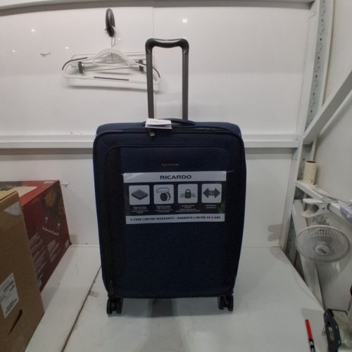 RICARDO BEVERLLY HILLS MALIBU BAY 3.0 SOFTSIDE LIGHTWEIGHT SUITAGE WITH SPINNER WHEELS - 25" - NAVY BLUE (MODEL: 1022842) image 3