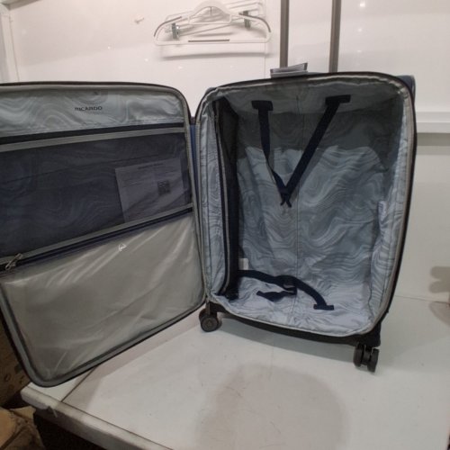RICARDO BEVERLLY HILLS MALIBU BAY 3.0 SOFTSIDE LIGHTWEIGHT SUITAGE WITH SPINNER WHEELS - 25" - NAVY BLUE (MODEL: 1022842) image 4