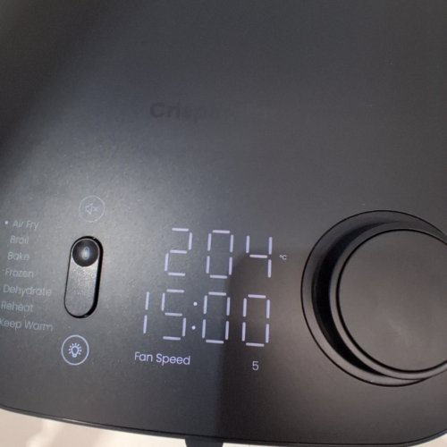 CHEFMAN CRISPINATOR HIGH POWERED AIR FRYER - 8QT - BLACK (MODEL: C38-8WD7-1M-1CAP / 1993109) image 2