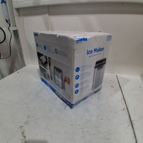 DANBY PORTABLE "ICE N' EASY" ICE MAKER - MAKES 25LBS OF ICE A DAY - STAINLESS STEEL (MODEL: DIM2500SSDB) image 2