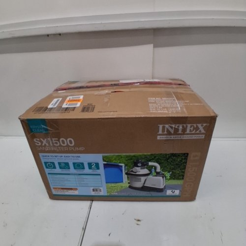 INTEX SX1500 KRYSTAL CLEAR SAND FILTER PUMP FOR ABOVE GROUND POOLS - 1500GPH (MODEL: 26643EG) image 5
