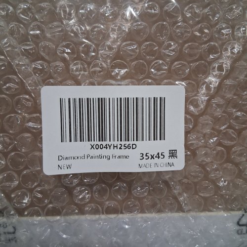 2PC DIAMOND PAINTING FRAMES - 35 X 45 - BLACK AND WHITE image 2