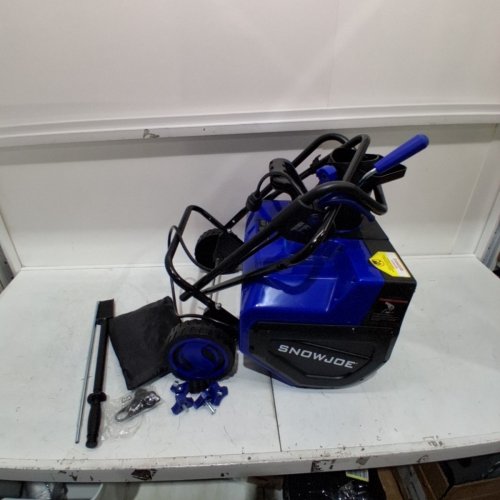 SNOWJOE ELECTRIC SNOW BLOWER WITH DUAL LED LIGHTS - CORDED ELECTRIC - 15 AMP - 22'' - BLUE (MODEL:SJ627E-CVR) image 2