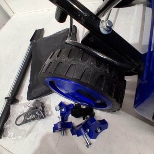 SNOWJOE ELECTRIC SNOW BLOWER WITH DUAL LED LIGHTS - CORDED ELECTRIC - 15 AMP - 22'' - BLUE (MODEL:SJ627E-CVR) image 4
