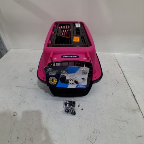 PETMATE TWO DOOR PET KENNEL - MAX 10LBS - PINK image 4