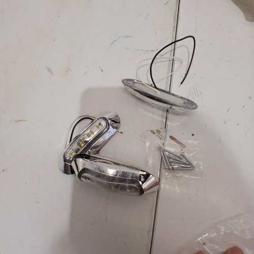 4PK LED BOAT INTERIOR LIGHTS - 12 V - CHROME HOUSING image 5