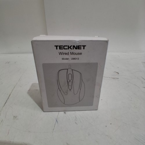 TECKNET USB WIRED MOUSE, 6-BUTTON CORDED MOUSE WITH 4 ADJUSTABLE DPI(6400/3200/1600/1000) - 1.5M CORD - BLACK (MODEL:‎TK-EMS0140 image 4