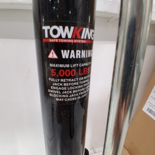 TOWKING SIDE WIND A FRAME TRAILER JACK - 5000LBS MAX - BLACK - (MODEL: 701134B) image 3