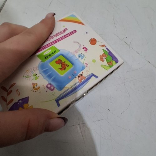 112PC HAPPY WORLD EARLY EDUCATION TALKING FLASH CARD DEVICE TOY - BLUE (MODEL: CA001) image 3